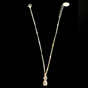 ZAD Two-Tone Pineapple Charm Bracelet